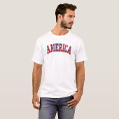 Amerika USA 4 van juli T-shirt (Voorkant volledig)