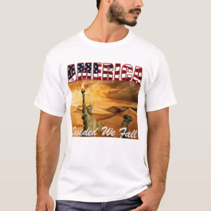 Amerika verdeeld We Herfst, United We Stand T-shirt