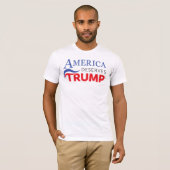 Amerika verdient Trump - Groot T-shirt (Voorkant volledig)
