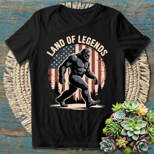 Amerika Verenigde Staten Land van Legends Bigfoot T-shirt
