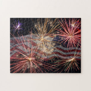 Amerika vieren legpuzzel