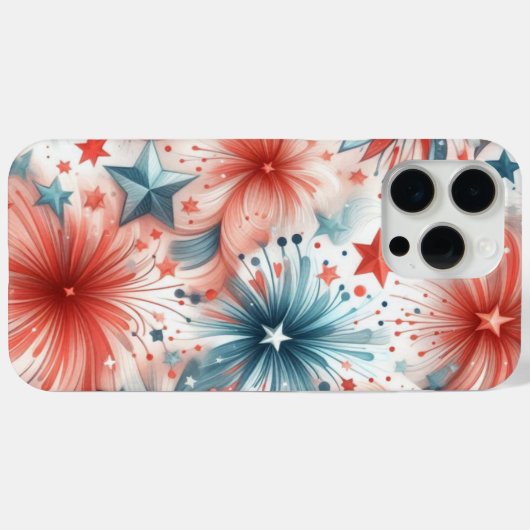 Amerika viert Case-Mate iPhone case (Achterkant (horizontaal))