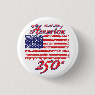 Amerika viert haar 250ste verjaardag ronde button 3,2 cm
