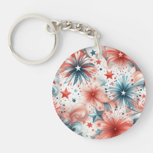 Amerika viert sleutelhanger (Voorkant)