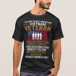 Amerika Vietnam Veteraan Usa Vlag T-shirt
