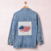 Amerika vlag van de vs denim jacket (Hangar)