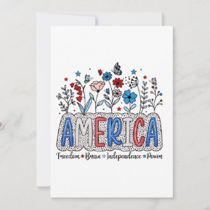 Amerika Vrijheid Dapper onafhankelijkheid Macht 4  Kaart