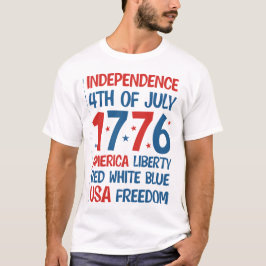 Amerika Vrijheid, Rood, Wit, Blauw, USA Vrijheid T-shirt