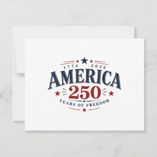 Amerika VS 250e, 250 Jaar Vrijheid Save The Date
