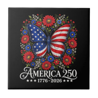 Amerika VS Vlag 250 1776 2026 250ste verjaardag 4t Tegeltje