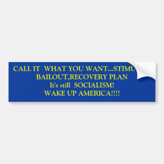 Amerika wakker maken bumpersticker