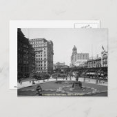  Amerika, Washington St., New York City Briefkaart (Voorkant / Achterkant)