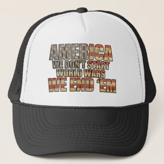 Amerika - We beëindigen de wereldoorlogen! Trucker Pet