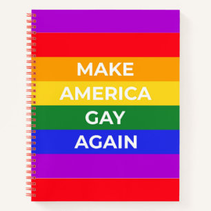 Amerika weer aan de gang notitieboek