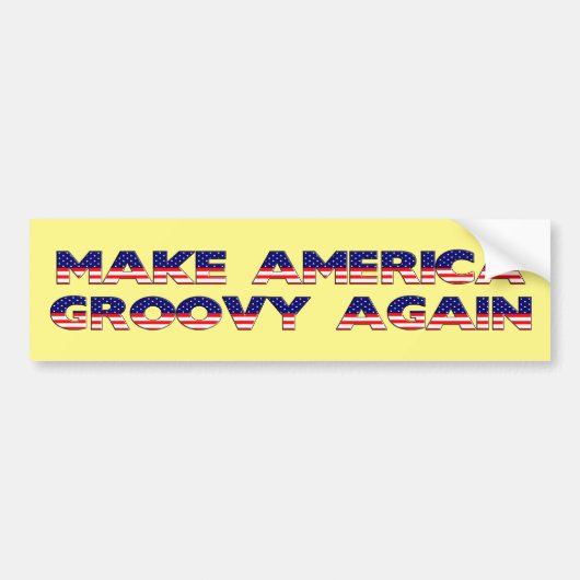 Amerika weer Bumpersticker maken (Voorkant)