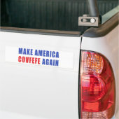 Amerika weer een duw geven bumpersticker (Op Truck)