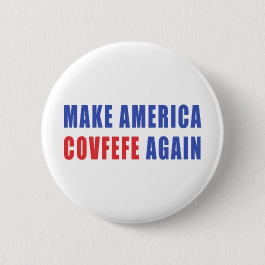 Amerika weer een duw geven ronde button 5,7 cm (Voorkant)