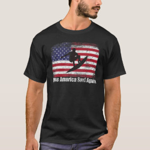 Amerika weer een patriottisch Surfer Patriot laten T-shirt