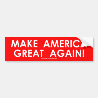 Amerika weer geweldig maken - Bumpersticker - Trum