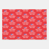 Amerika weer geweldig maken inpakpapier vel (Voorkant 3)