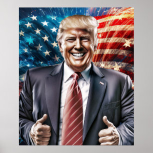 Amerika weer geweldig maken - President Trump Poster