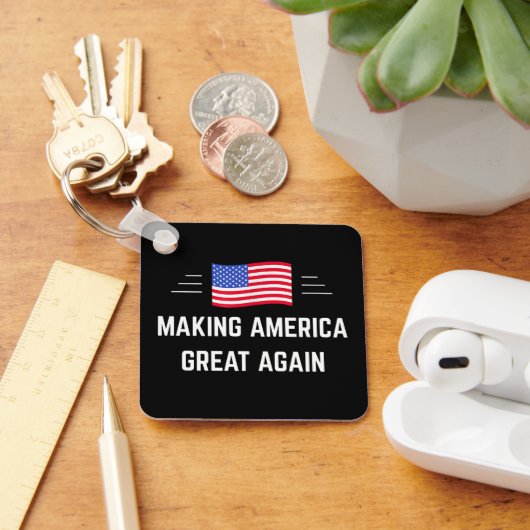 Amerika weer geweldig maken sleutelhanger (Bureau)