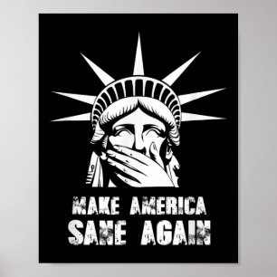 Amerika weer gezond maken anti-Trump verzet zich t Poster