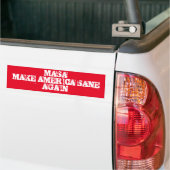Amerika weer gezond maken bumpersticker (Op Truck)