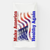 Amerika weer gezond maken spandoek (Verticaal)