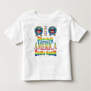 Amerika weer goddelijk maken; Met "MAGA"-waarheid Kinder Shirts