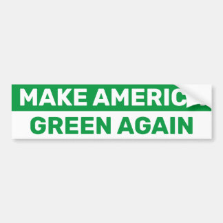 Amerika weer groen maken klimaatverandering bumpersticker