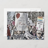 Amerika weer in het harnas briefkaart (Voorkant / Achterkant)