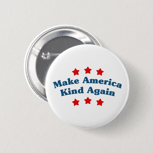 Amerika weer in het harnas ronde button 5,7 cm (Voorkant /achterkant)