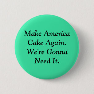 Amerika weer kappen ronde button 5,7 cm