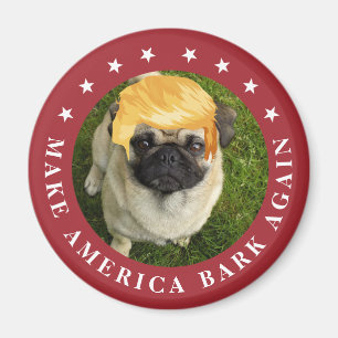Amerika weer laten barsten   Uw hond met Trump Hai Magneet