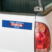 Amerika weer laten denken bumpersticker (Op Truck)