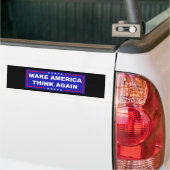 Amerika weer laten denken bumpersticker (Op Truck)