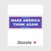 Amerika weer laten denken sticker (Vel)