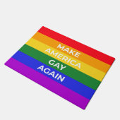 Amerika weer laten glijden deurmat (Schuin)