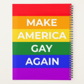 Amerika weer laten glijden planner (Achterkant)