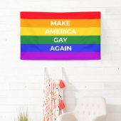 Amerika weer laten glijden spandoek (Insitu)