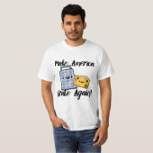 Amerika weer laten glijden t-shirt (Voorkant volledig)