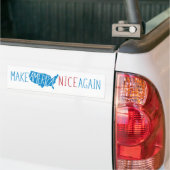 Amerika weer mooi maken bumpersticker (Op Truck)