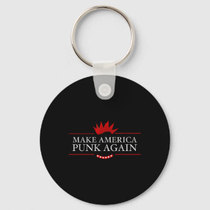 Amerika weer Punk maken tegen Trump Rock Gift Idee Sleutelhanger