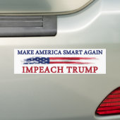 Amerika weer slim maken Beleef Trump Bumpersticker (Op auto)