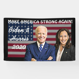 Amerika weer sterk maken Biden en Harris 2020 Spandoek