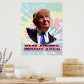 Amerika weer Stropdas-Dye Value Poster maken (Keuken)