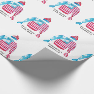 Amerika weer warm maken voor de kersttrui cadeaupapier