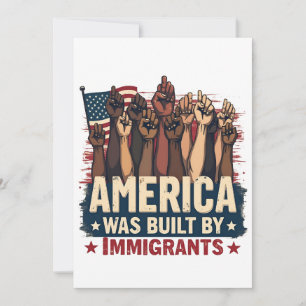 Amerika werd gebouwd door immigranten Trump democr Aankondiging