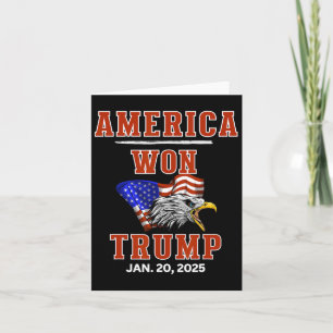 Amerika won Trump, wij hebben het volk genoeg Kaart